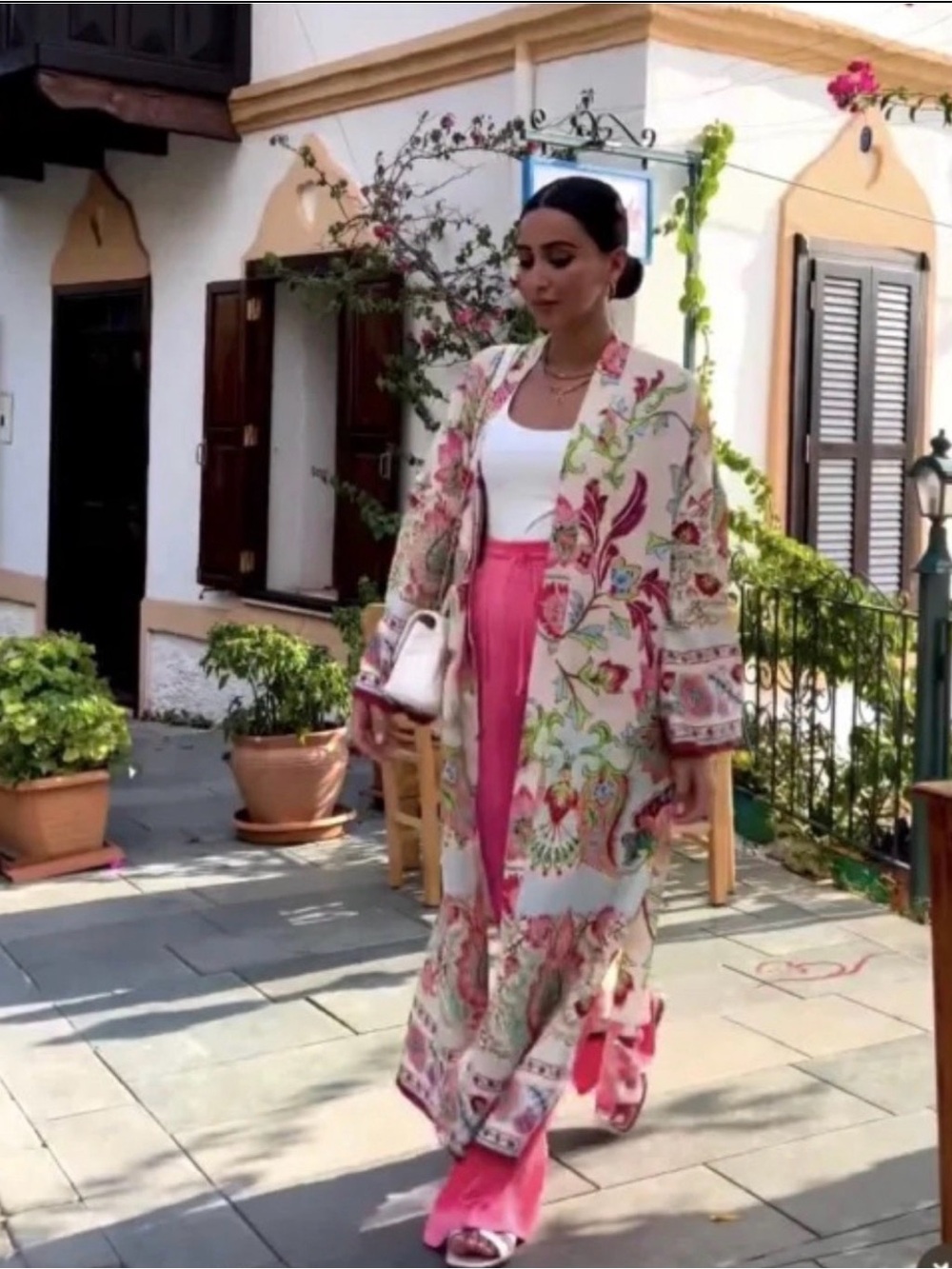 Floral Maxi Robe - Picture 4 of 10